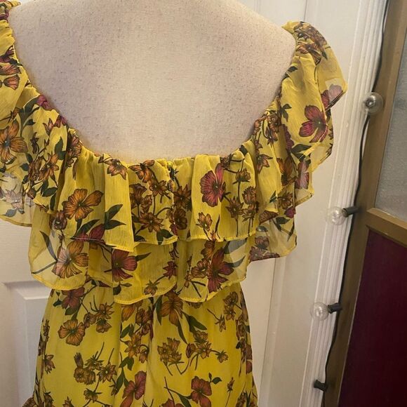 Scripted floral dress, M - Picture 6 of 8